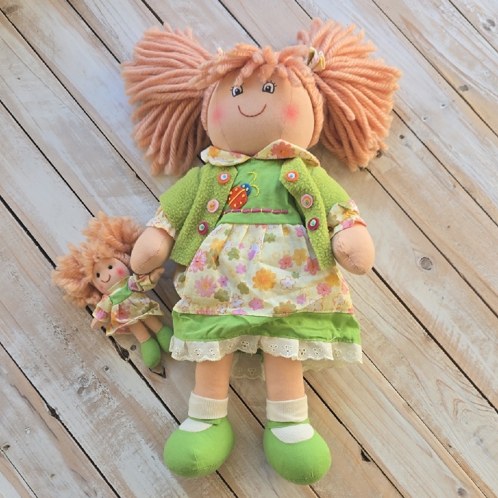 Stephan Baby Plush Baby Doll With Mini Doll